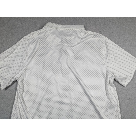 Swannies Men Shirt 2XL Polo Geometric Print Performance Golf Short Sleeve - Picture 7 of 14